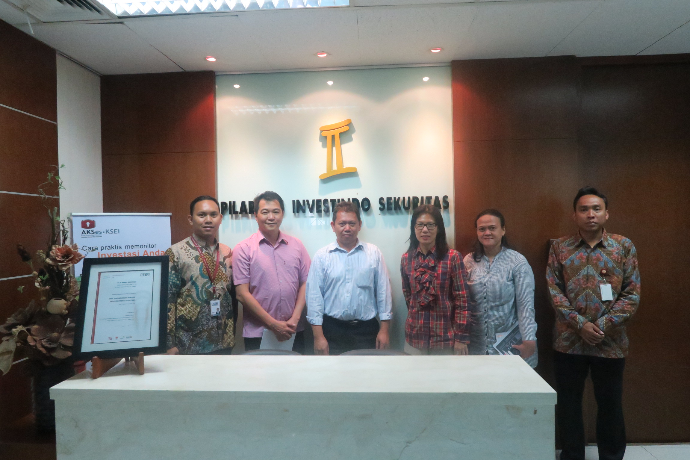 Kunjungan ke PT Pilarmas Investindo Sekuritas dalam Rangka Sosialisasi Dana Perlindungan Pemodal
