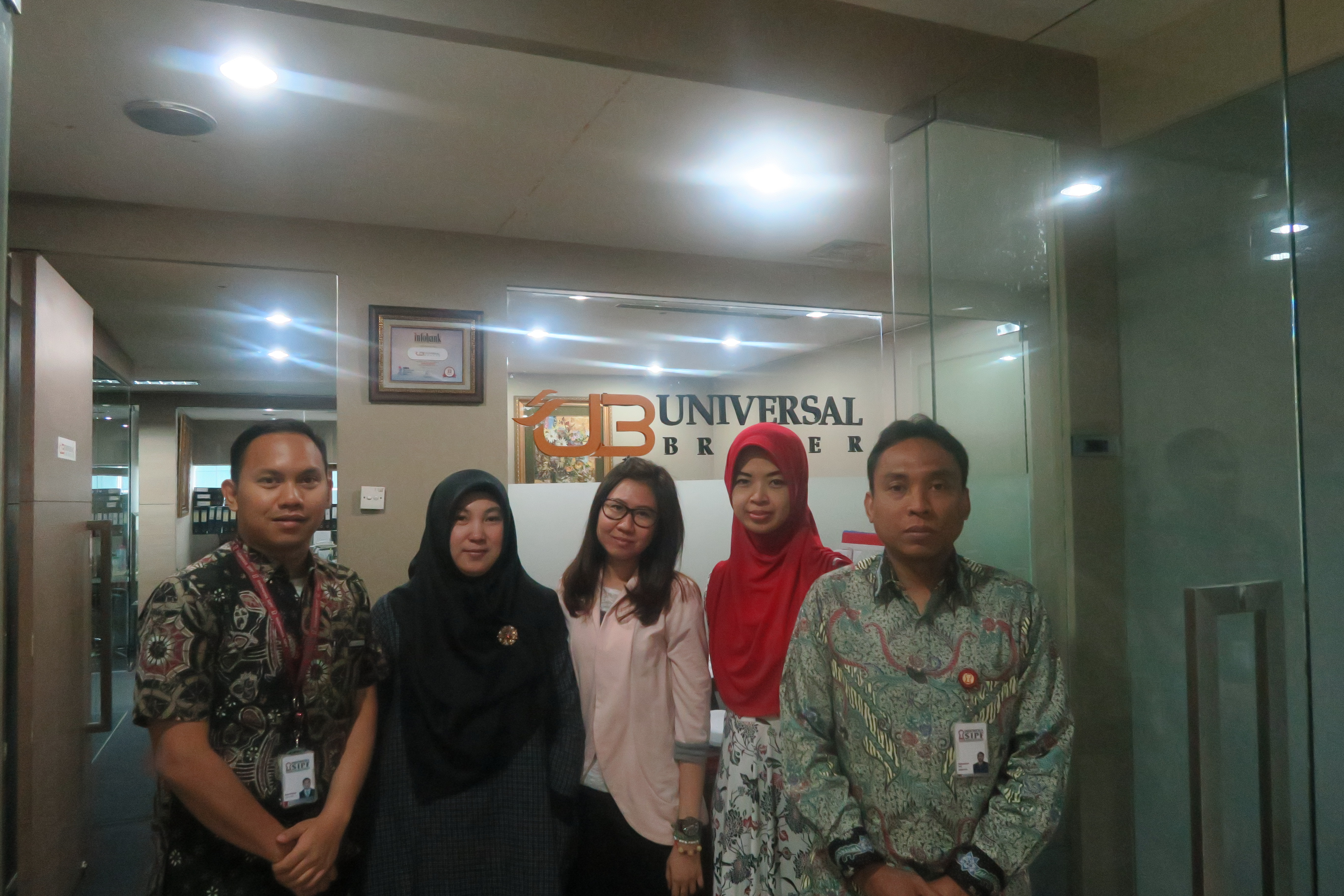 Kunjungan ke PT Universal Broker Indonesia Sekuritas dalam Rangka Sosialisasi Dana Perlindungan Pemodal