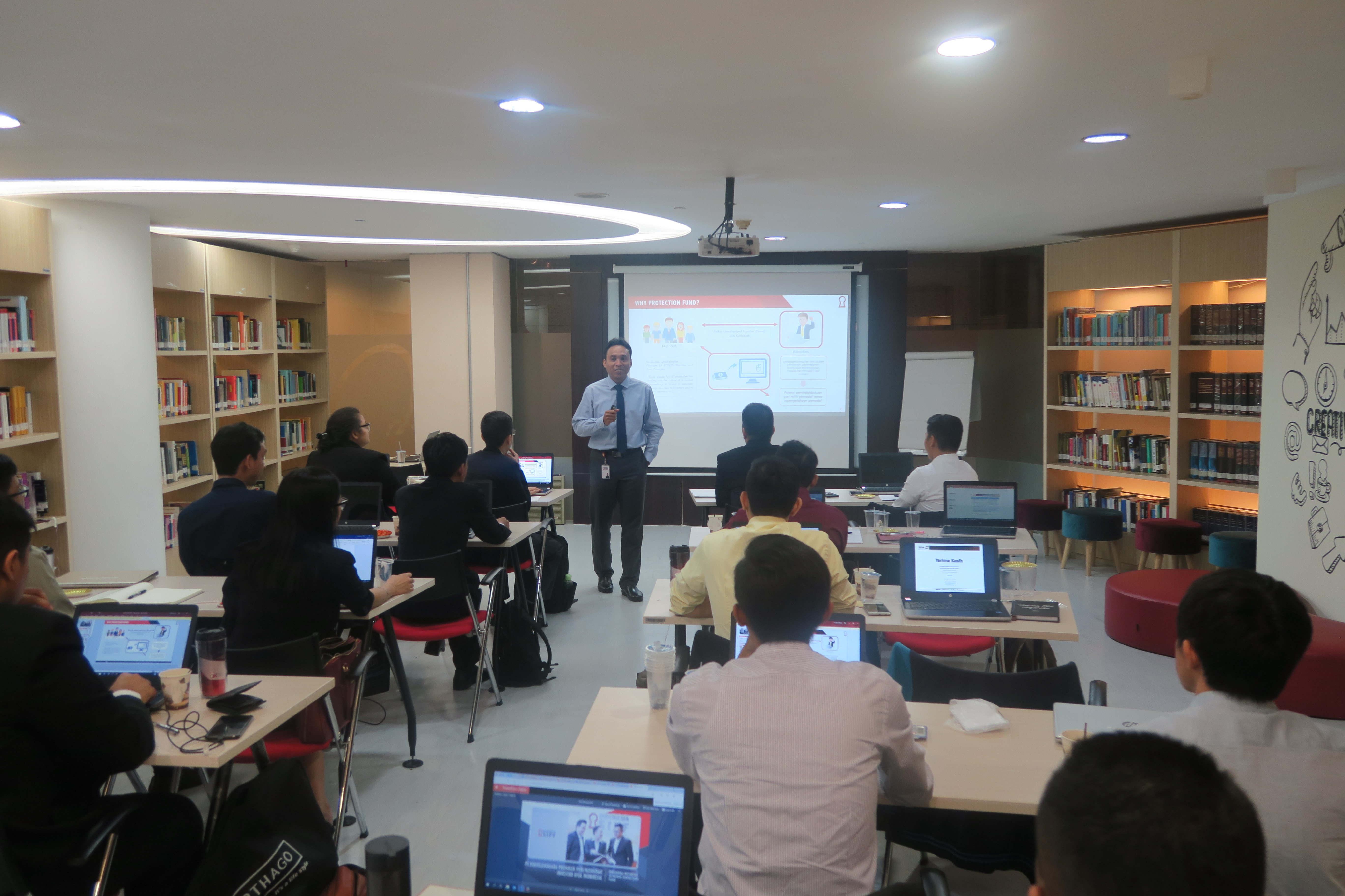 Pembicara pada program CMPDP 2018 di TICMI