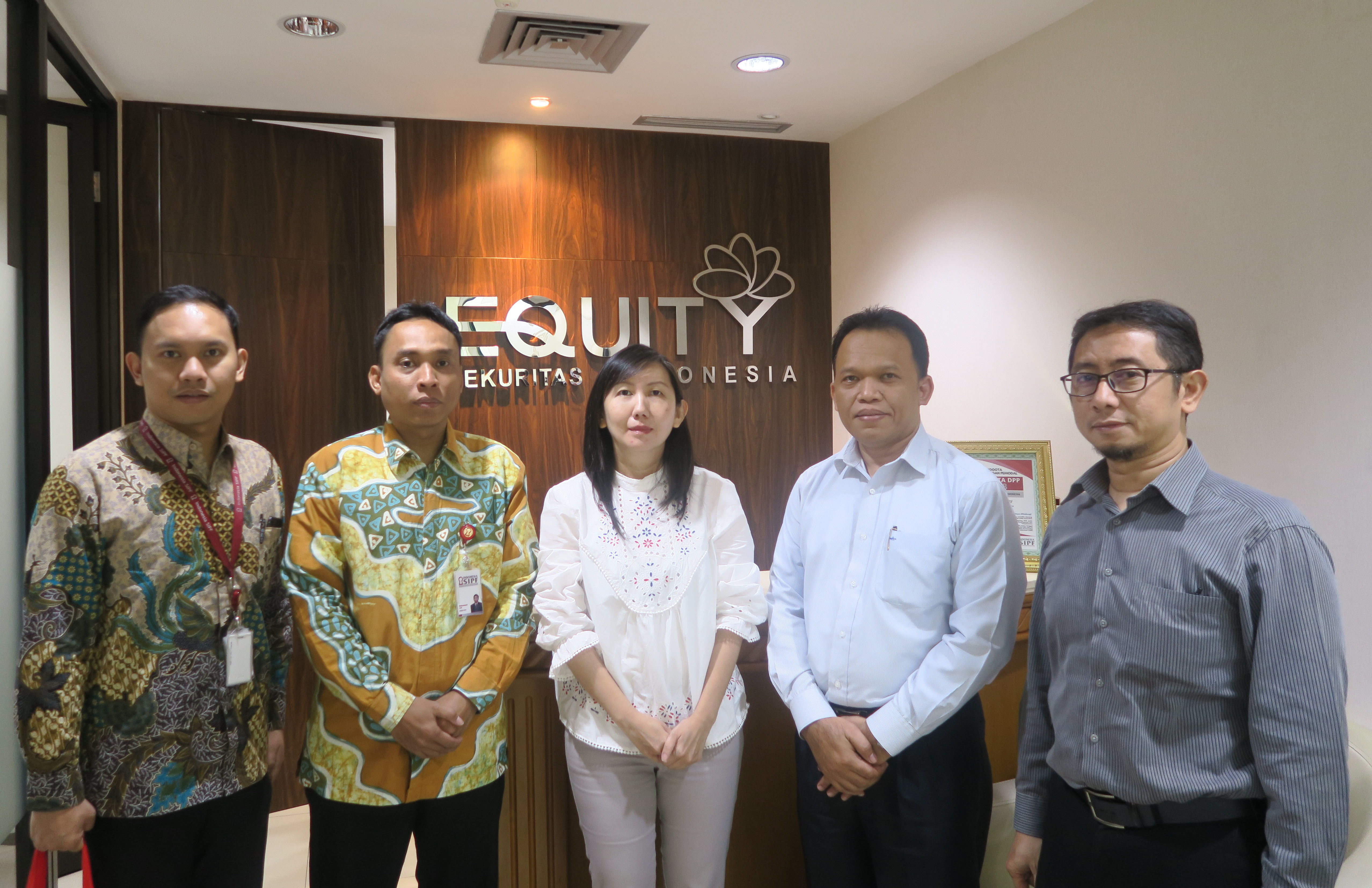 Kunjungan ke PT Equity Sekuritas Indonesia dalam Rangka Sosialisasi Dana Perlindungan Pemodal