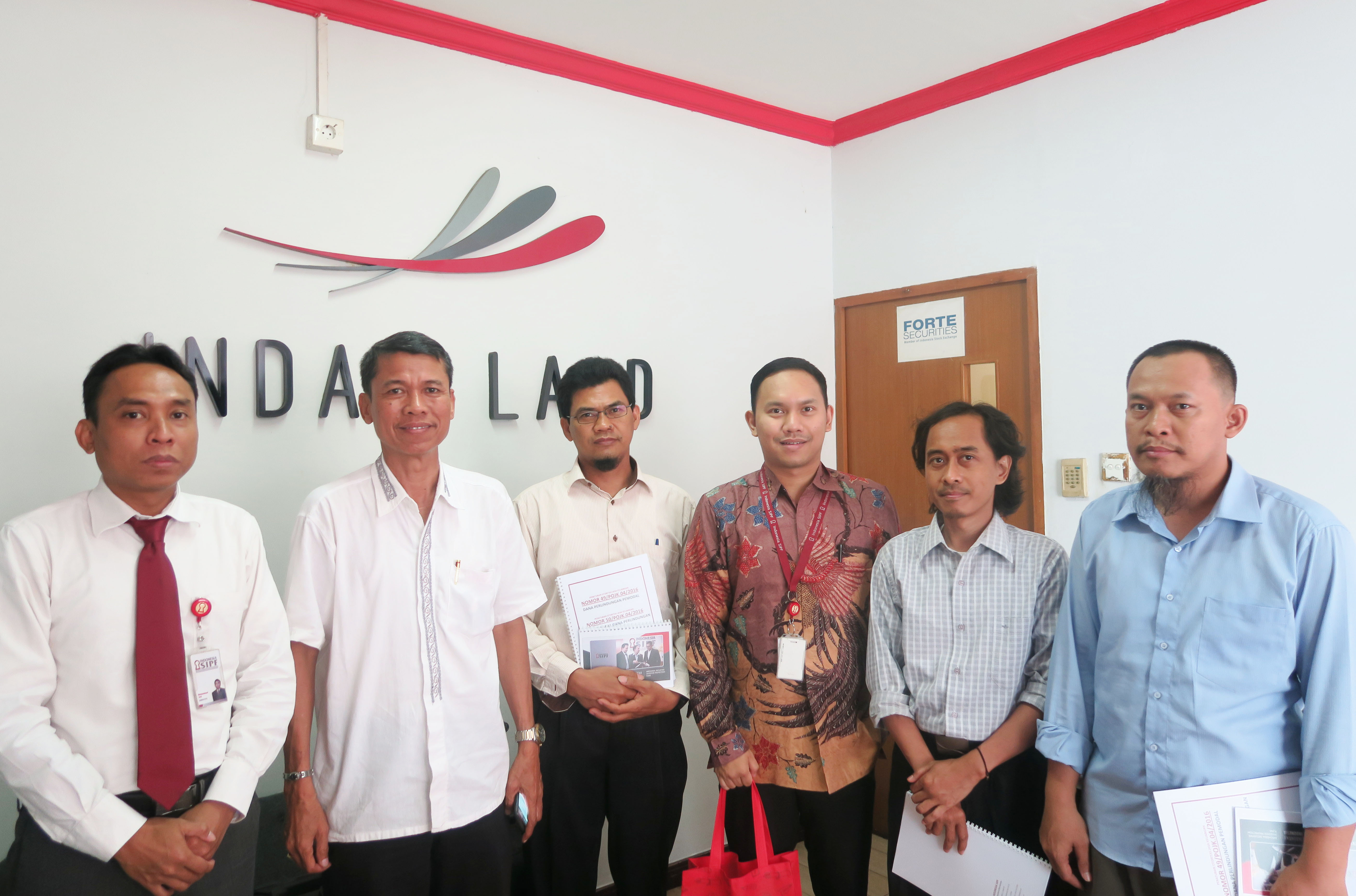 Kunjungan ke PT Forte Global Sekuritas dalam Rangka Sosialisasi Dana Perlindungan Pemodal