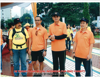 36 Tahun Pasar Modal Indonesia Fun Bike Charity
