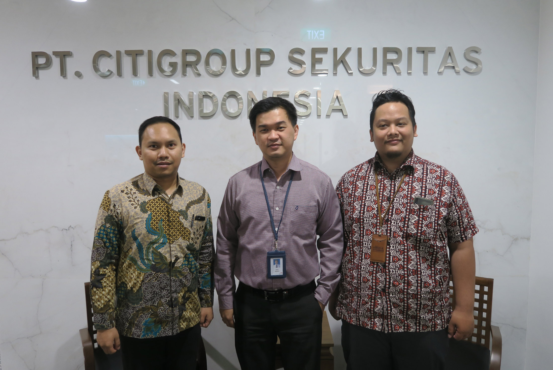 Kunjungan ke PT Citigroup Sekuritas Indonesia dalam Rangka Sosialisasi Dana Perlindungan Pemodal